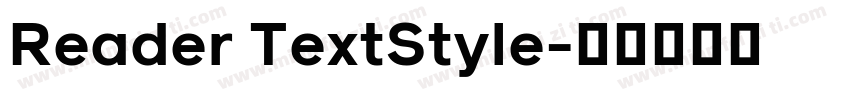 Reader TextStyle字体转换